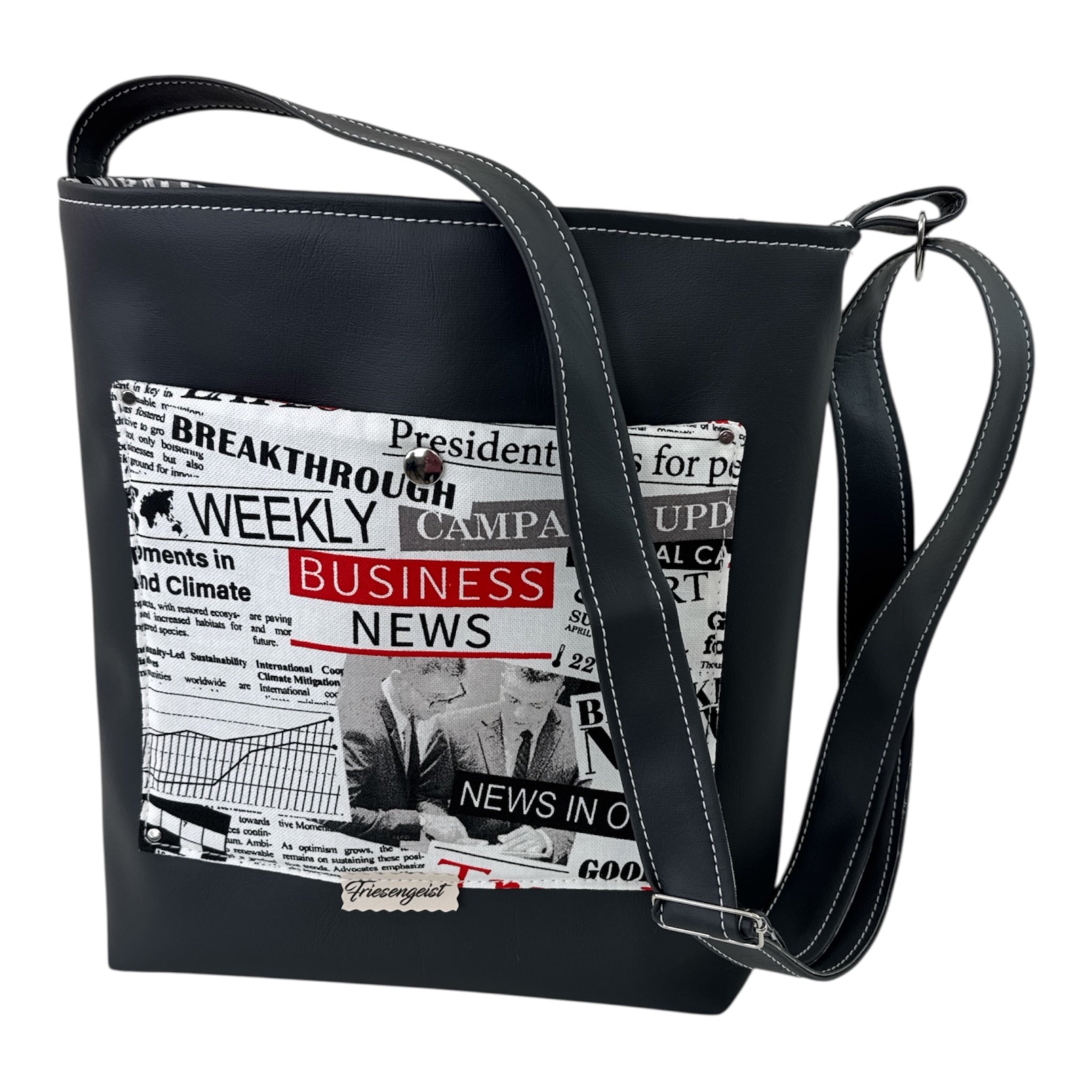 Shopper mit einem breiten Schulterträger, verlängerbar, Tom