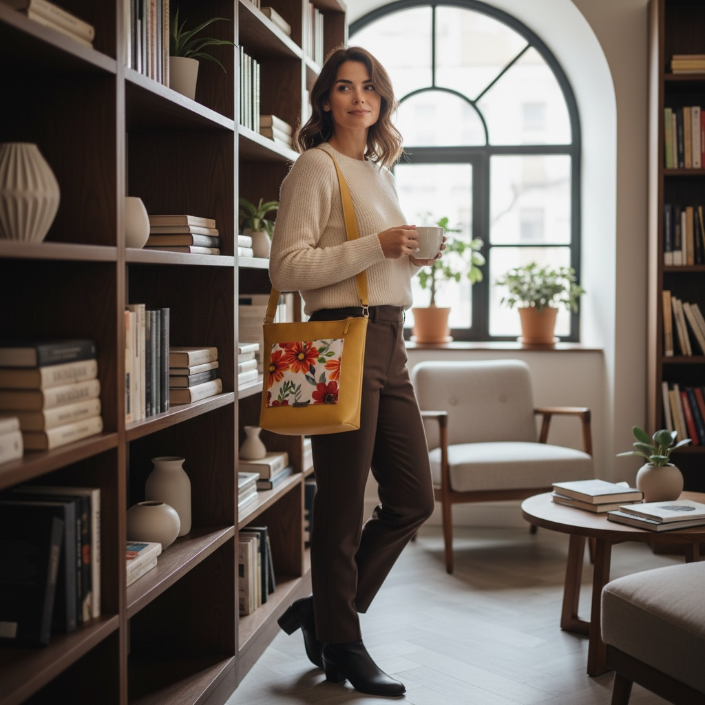Shopper mit einem breiten Schulterträger, verlängerbar, Beate